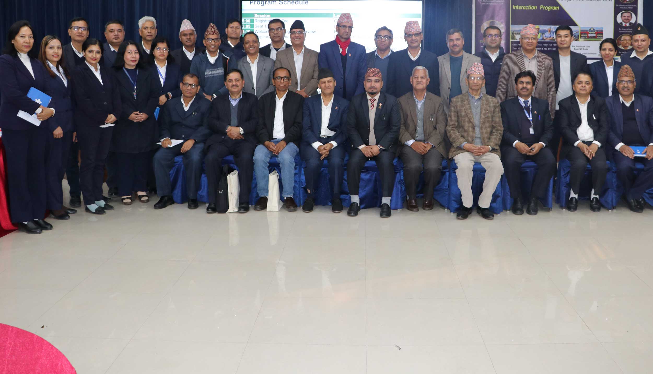 Vice Chairperson Dr. Mohammad Shaphiullah presenting his paper outlining the plans and priorities for his tenure